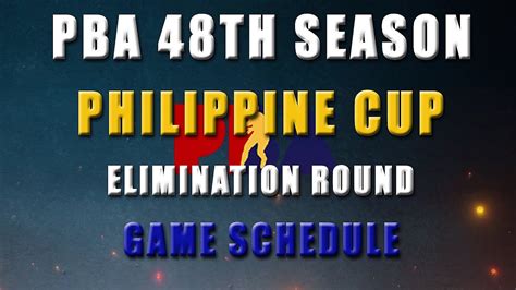 PBA 48th Season Philippine Cup .